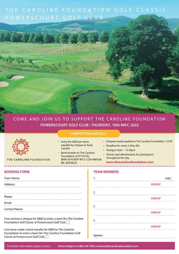 The Caroline Fondation Golf Classic